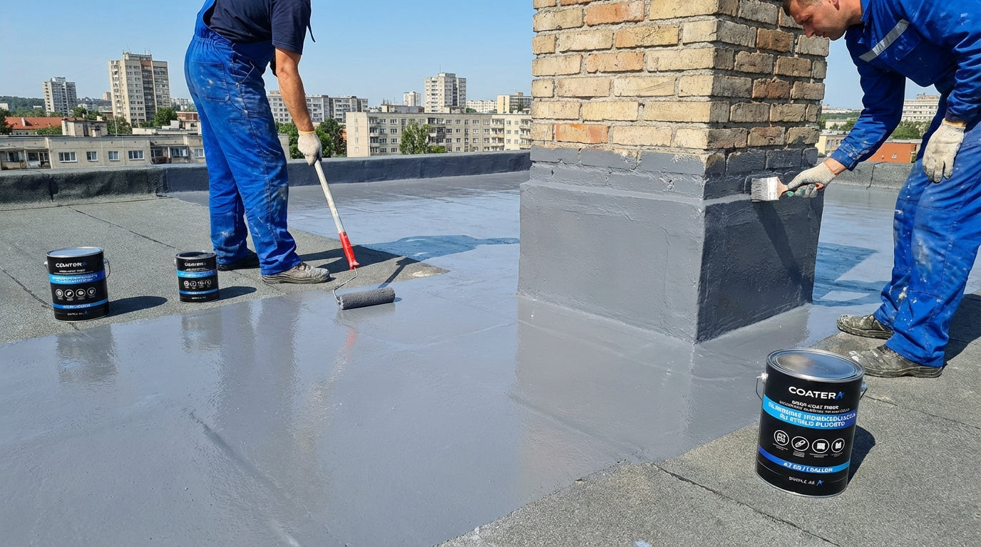 ROOF-COAT Silikoninė stogų hidroizoliacija