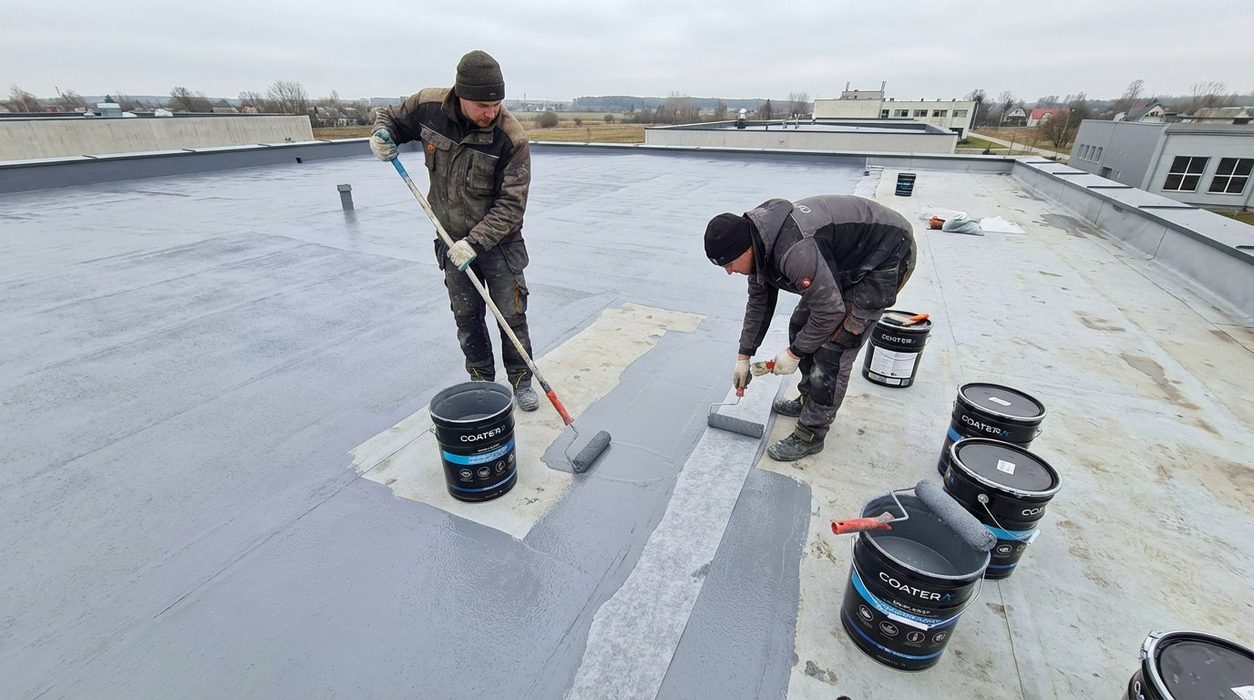 ROOF-COAT Silikoninė stogų hidroizoliacija