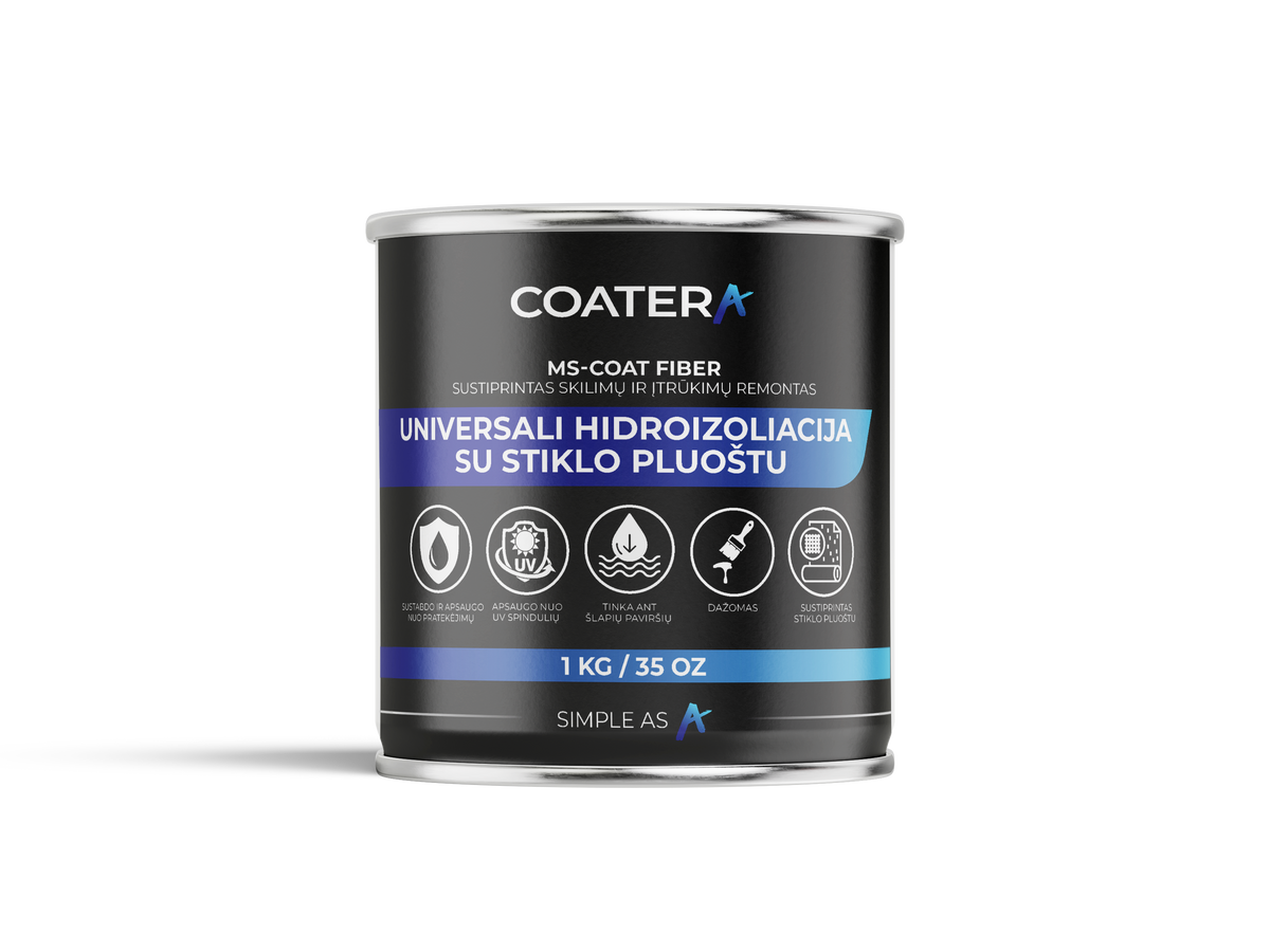 MS-COAT FIBER Universal waterproofing with fiberglass
