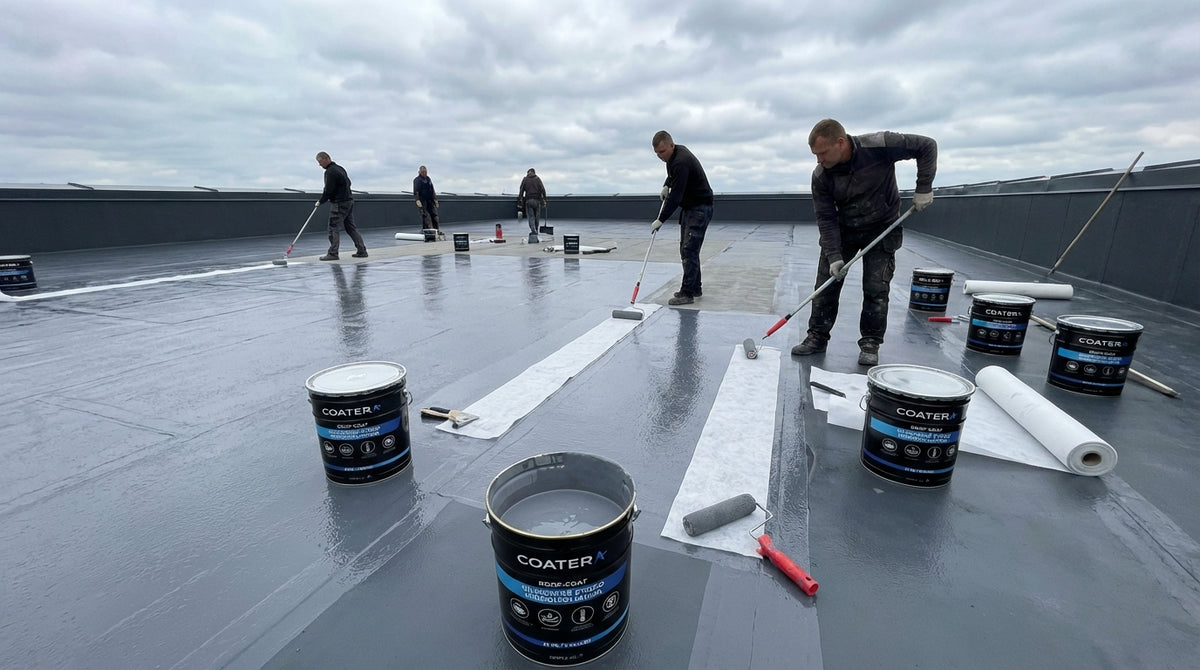 ROOF-COAT Silikoninė stogų hidroizoliacija