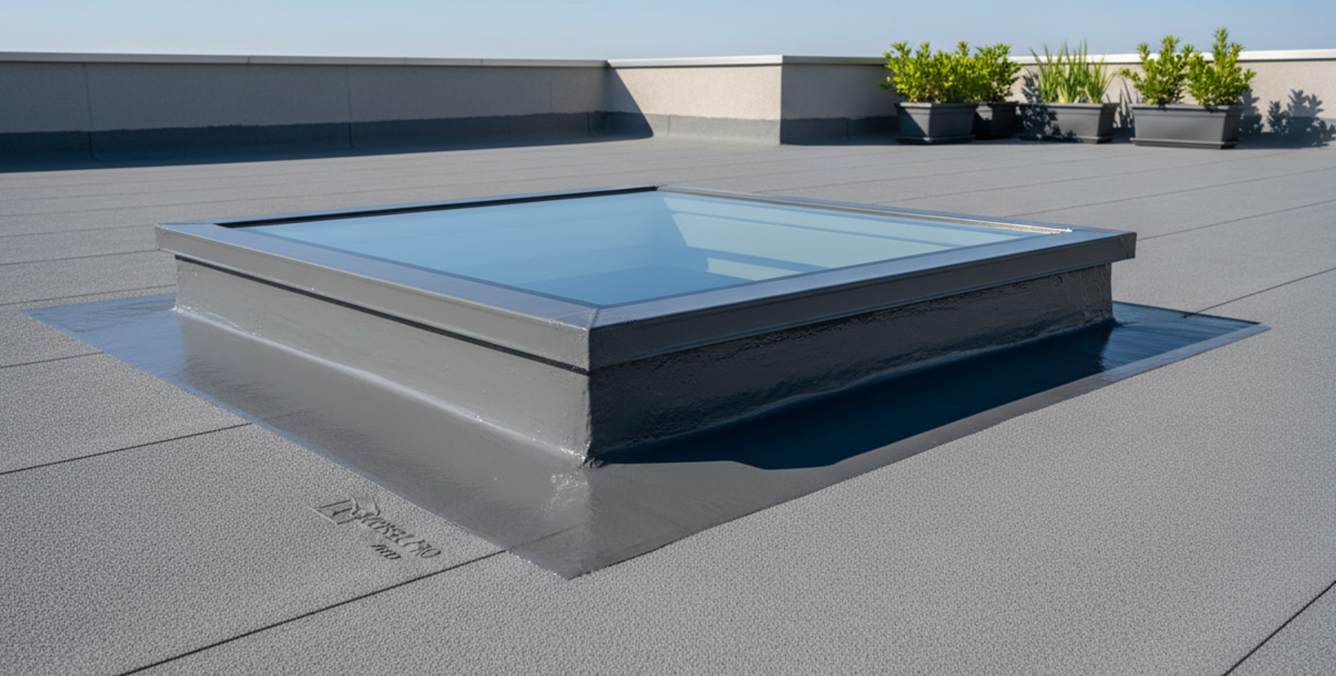 ROOF-COAT FIBER Silikoninė stogų hidroizoliacija sustiprinta stiklo pluoštu