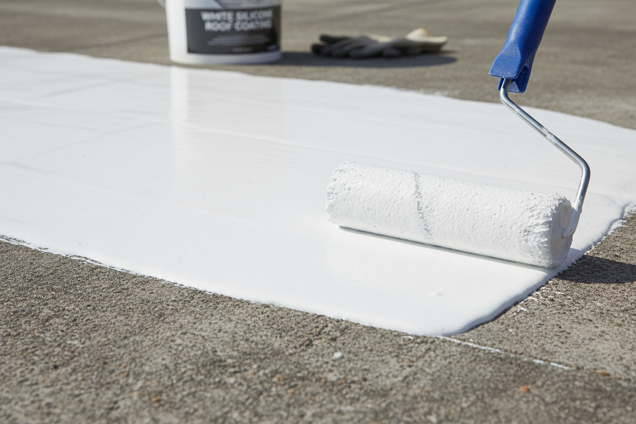 ROOF-COAT Silikoninė stogų hidroizoliacija