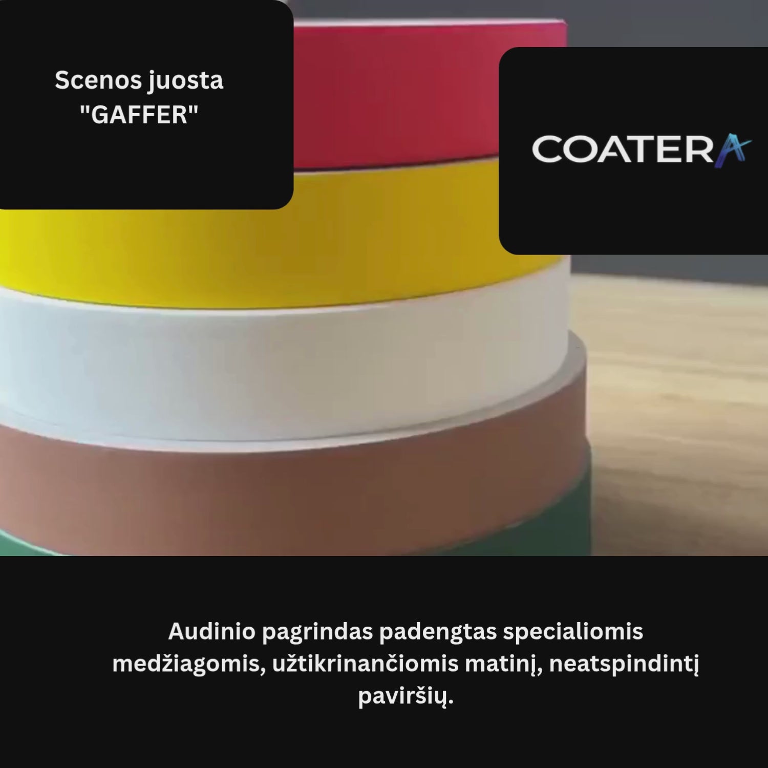 Scenos juosta "GAFFER"
