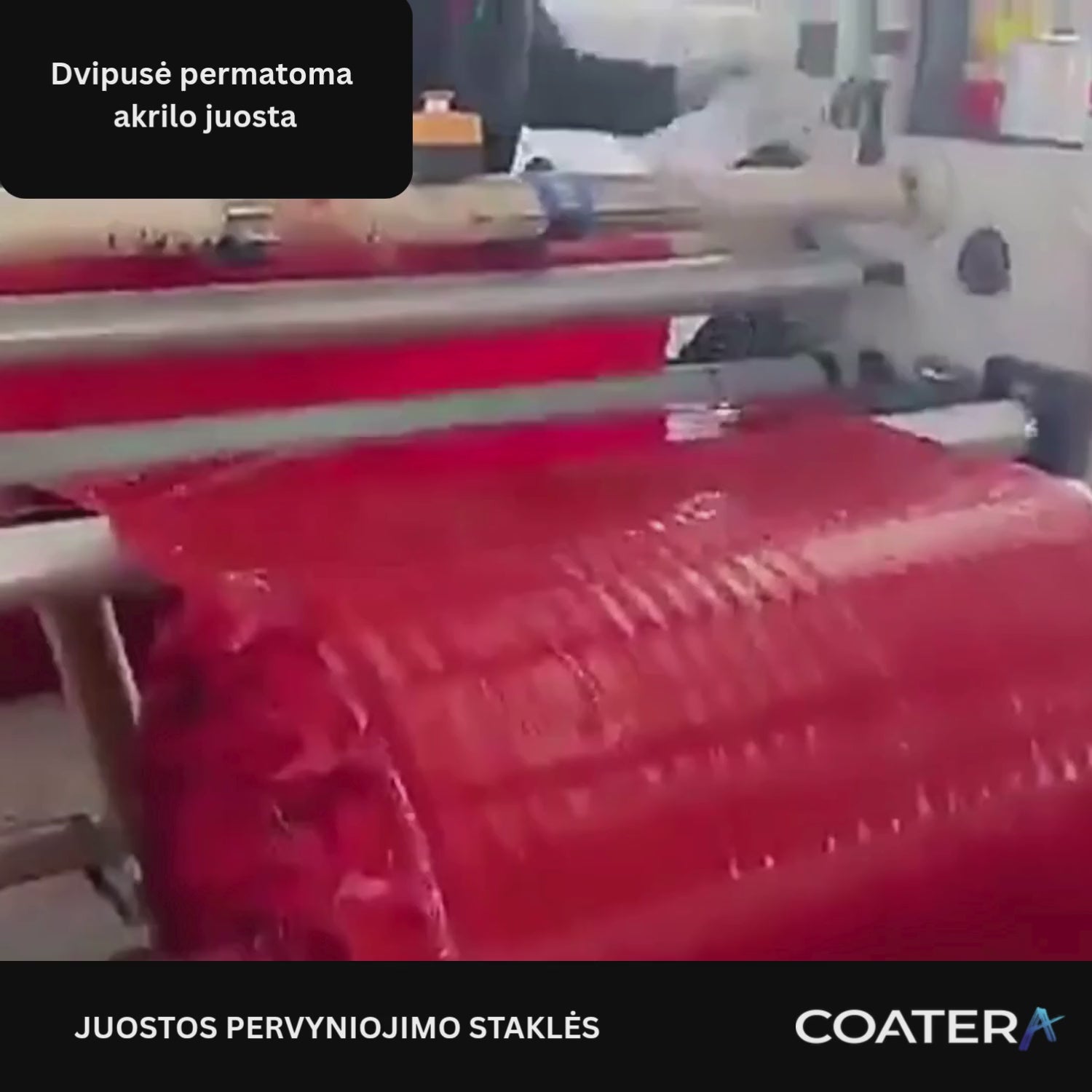 Dvipusė permatoma akrilo juosta
