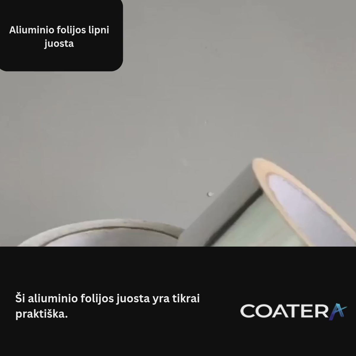 Samoprzylepna taśma z folii aluminiowej